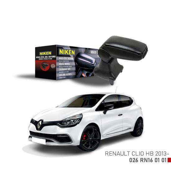 Renault Clio 4 2013 Sonrası Araca Özel Kol Dayama Siyah