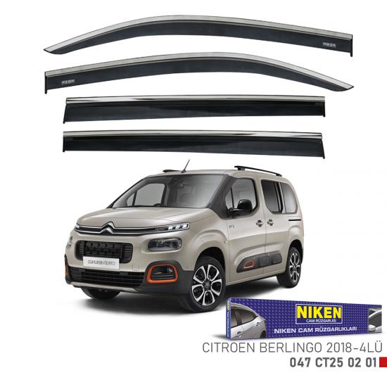 Replax Dacia Duster 2010-2017 Kromlu Cam Rüzgarlığı 4Lü