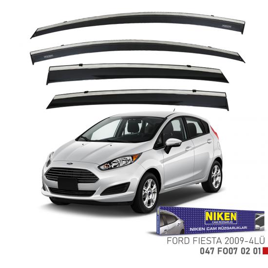 Replax Ford Focus 2012-2015 Kromlu Cam Rüzgarlığı 4Lü