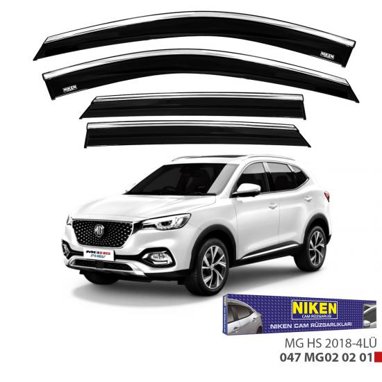 Replax Nissan Qashqai 2007-2013 Kromlu Cam Rüzgarlığı 4Lü