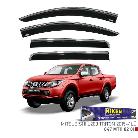 Replax Nissan Qashqai 2014- Kromlu Cam Rüzgarlığı 4Lü