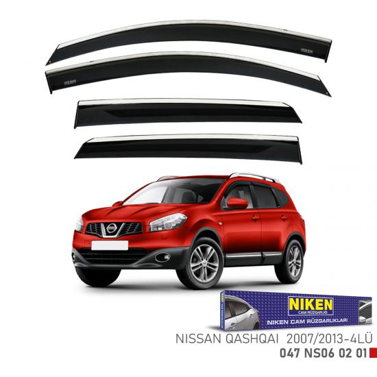 Replax Nissan Navara 2015 Sonrası Kromlu Cam Rüzgarlığı 4Lü
