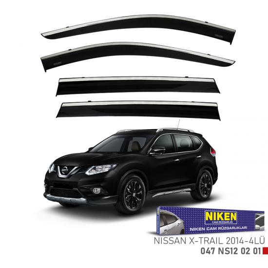 Replax Opel Corsa D 2007 Sonrası Kromlu Cam Rüzgarlığı 4Lü