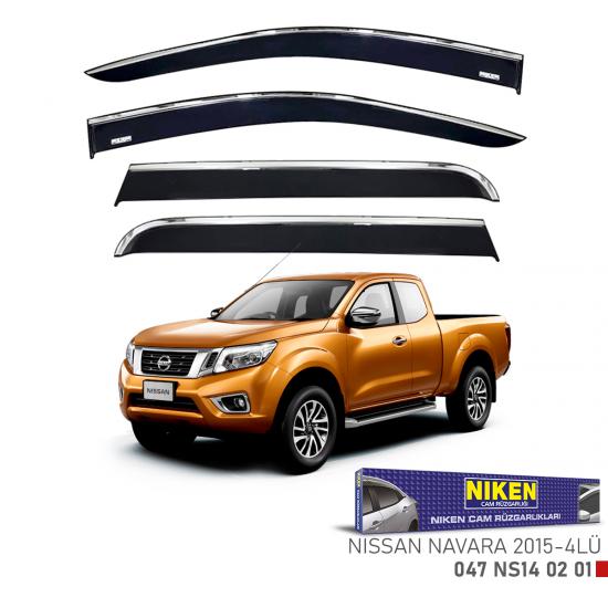 Replax Opel Crossland X 2018 Sonrası Kromlu Cam Rüzgarlığı 4Lü