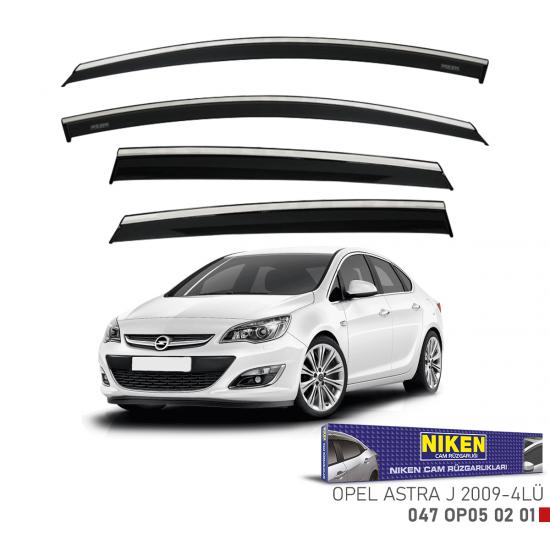 Replax Opel İnsignia 2017 Sonrası Kromlu Cam Rüzgarlığı 4Lü