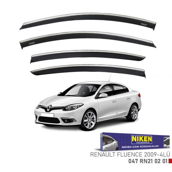 Replax Renault Clio 5 2020 Sonrası Kromlu Cam Rüzgarlığı 4Lü