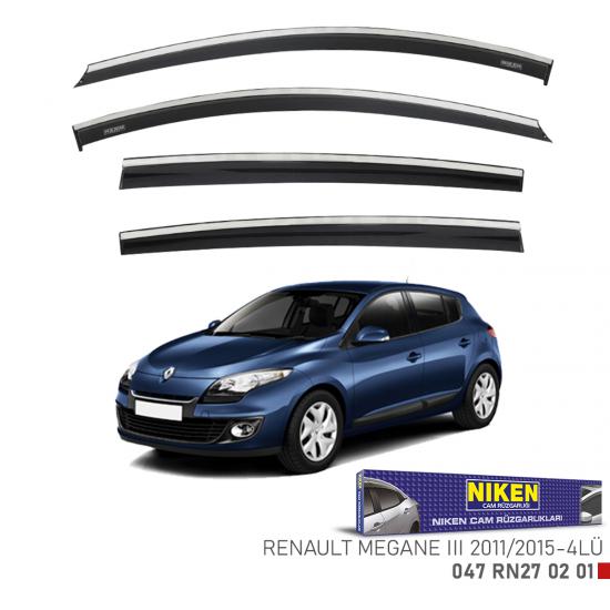 Replax Skoda Octavıa 2012 Sonrası Kromlu Cam Rüzgarlığı 4Lü
