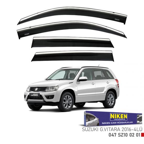 Replax Toyota Rav4 2013-2018 Kromlu Cam Rüzgarlığı 4Lü