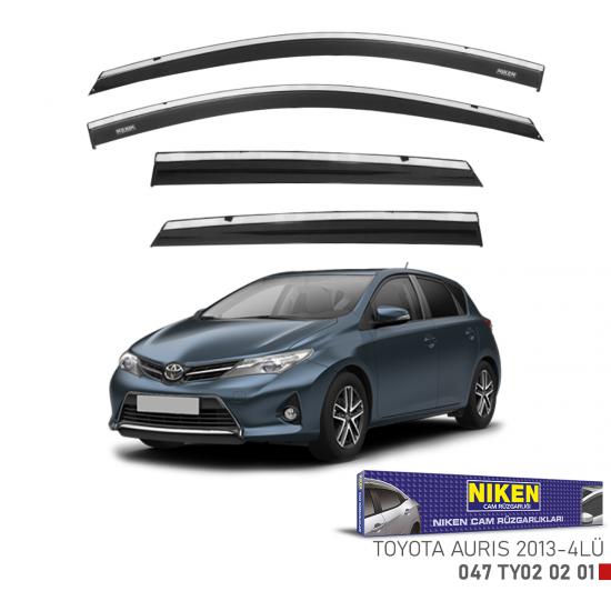 Replax Toyota Corolla 2014-2018 Kromlu Cam Rüzgarlığı 4Lü