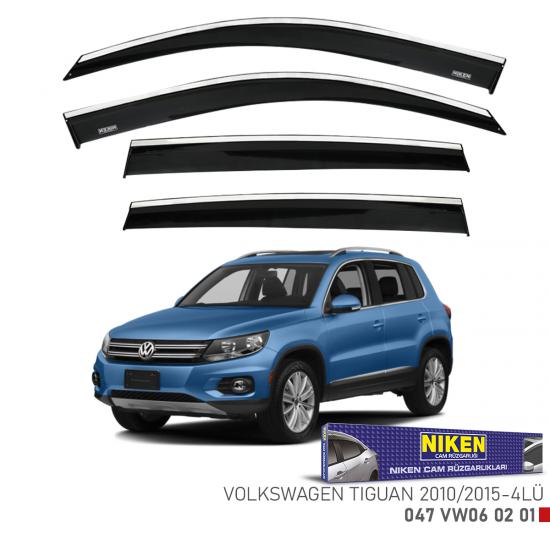 Replax Vw Polo 2011-2017 Kromlu Cam Rüzgarlığı 4Lü