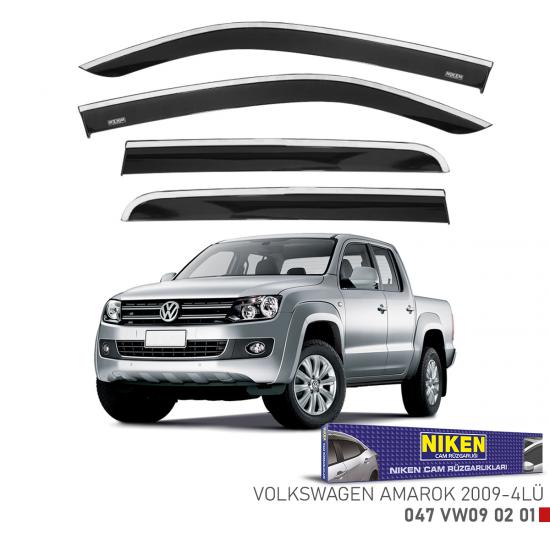 Replax Vw Touareg 2011 Sonrası Kromlu Cam Rüzgarlığı 4Lü