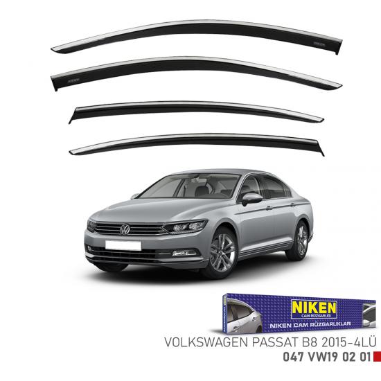 Replax Vw Polo 2018 Sonrası Kromlu Cam Rüzgarlığı 4Lü