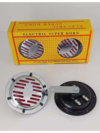 Hella Korna Süper Ton 12 V.nikelajlı Korna 2 Adet Yüksek Ses Nikel