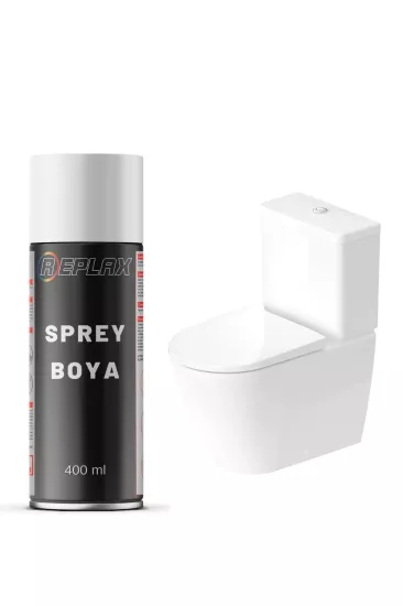 Mat Beyaz Klozet Sprey Boyası Suya Dayanıklı 400 Ml.