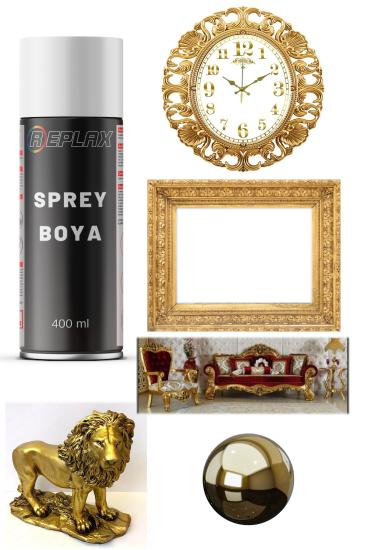 Altın Gold Efekt Sprey Boya 400 Ml.