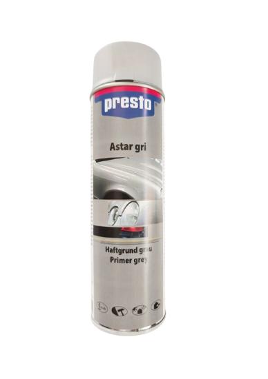 Presto 1k Sprey Akrilik Metal Yüzey Astarı Gri 500 Ml.