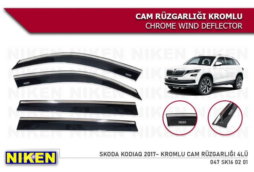 Replax Toyota Aurıs 2013 Sonrası Kromlu Cam Rüzgarlığı 4Lü