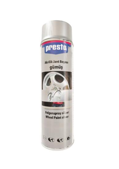 Presto Gümüş Gri Jant Akrilik Sprey Boya 500 Ml.