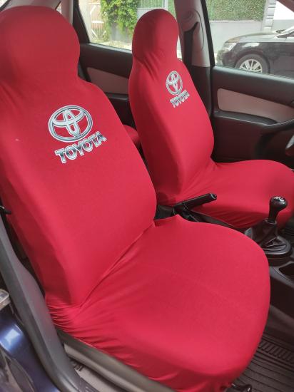 Toyota Kırmızı Oto Atlet Servis Kılıfı 4 Parça Ser-0004