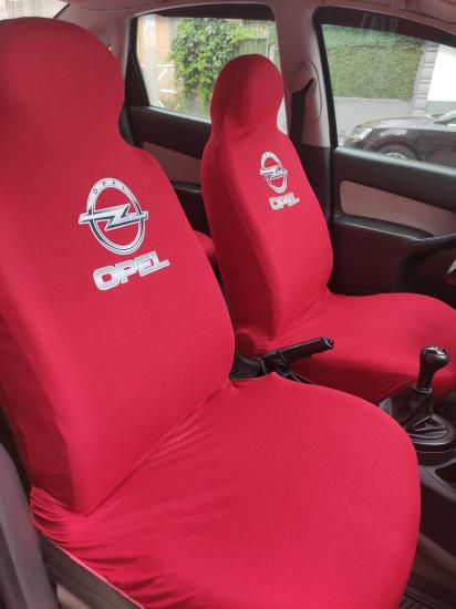 Opel Kırmızı Oto Atlet Servis Kılıfı 4 Parça Ser-0008