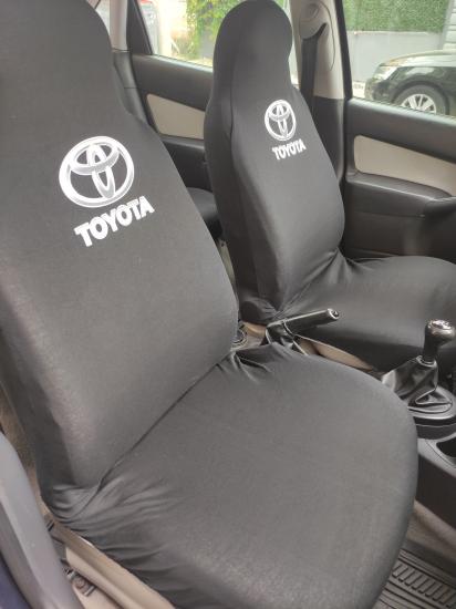 Toyota Siyah Oto Atlet Servis Kılıfı 4 Parça Ser-0014