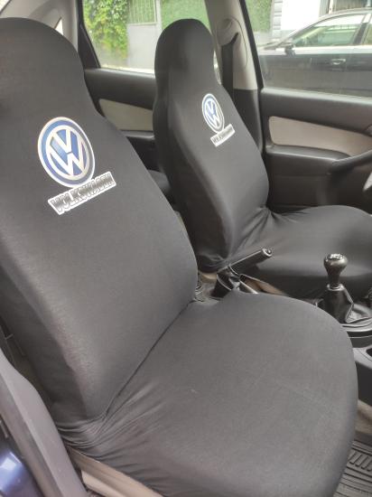 Volkswagen Siyah Oto Atlet Servis Kılıfı 4 Parça Ser-0020
