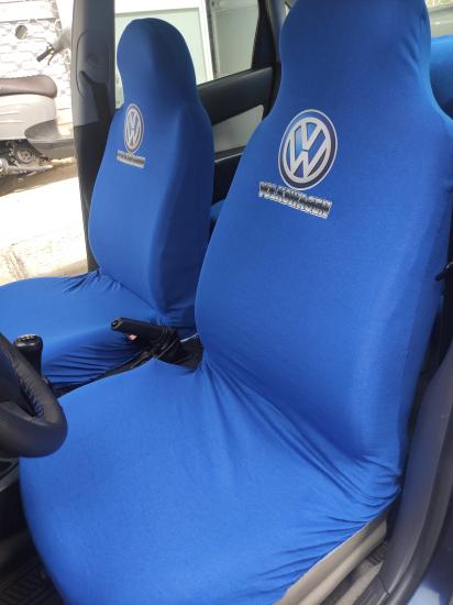 Volkswagen Mavi Oto Atlet Servis Kılıfı 4 Parça Ser-0027