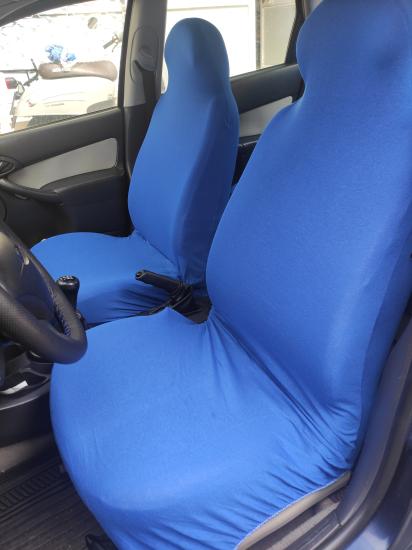 Üniversal Yazısız Mavi Oto Atlet Servis Kılıfı 4 Parça Ser-0032