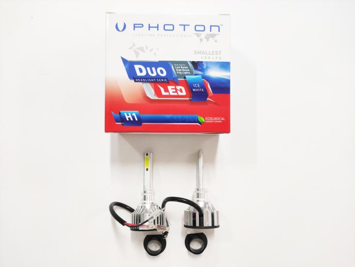 Photon Duo H1 12V-24V Led Xenon Beyaz 6000 Lümen Headlight