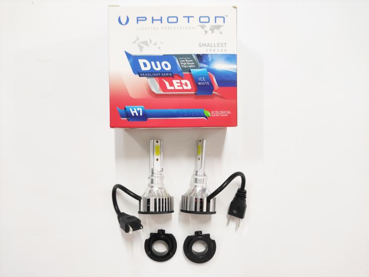 Photon Duo H7 12V-24V Led Xenon Beyaz 6000 Lümen Headlight