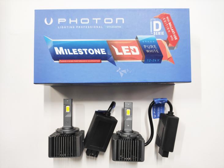 Photon Milestone D1S 12V-24V Led Xenon Beyaz 14000 Lümen Ballast Version