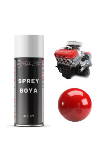 Kırmızı Motor Blok Silindir Isıya Dayanıklı 690° Sprey Boyası 400 Ml.