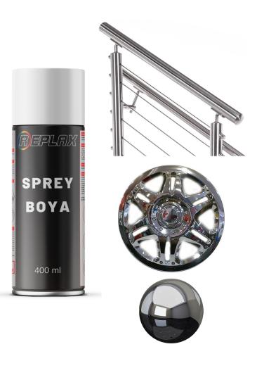 Krom Nikelaj Efekt Sprey Boya 400 Ml.
