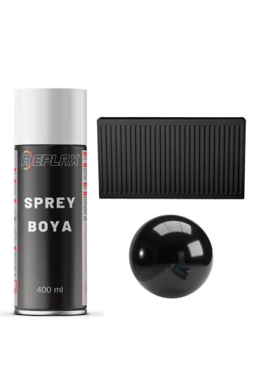 Siyah Radyatör Kalorifer Petek Sprey Boyası 400 ml