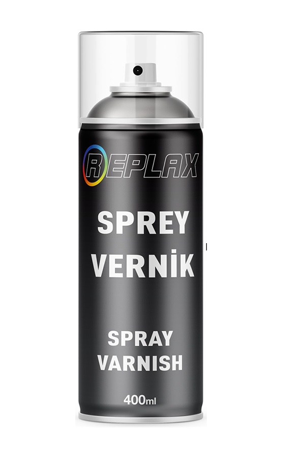 Sprey Şeffaf Parlak Akrilik Vernik 400ml.